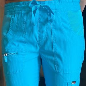 Koi Lite scrub pants // size XS // Electric Blue